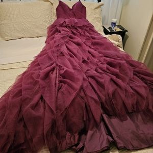 Burgundy Prom Dress